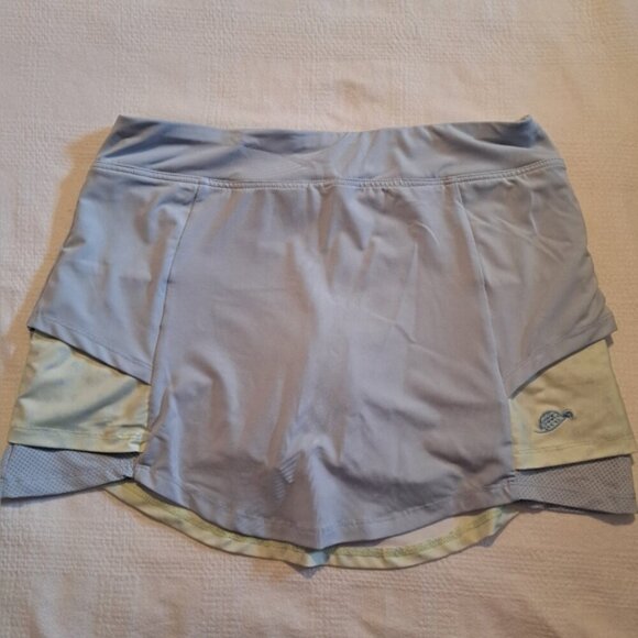 Turtles & Tees girls size XL or 14/16 light blue and green girls golf wear GUC - Picture 2 of 13